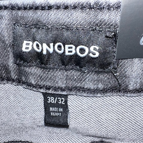 NWT $98 Bonobos Stretch lightweight jeans 38x32 dark gray - Picture 11 of 12